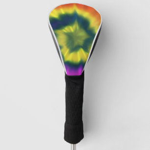Stropdas-Dye Spiral — Hoesje van de bestuurder; Golfheadcover
