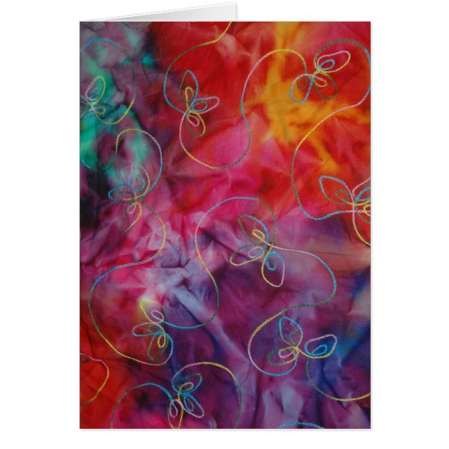 Stropdas-Dye Stitching Card (Voorkant)