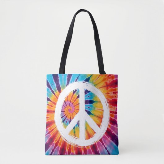 Stropdas-Dye Vredesteken Draagtas (Voorkant)