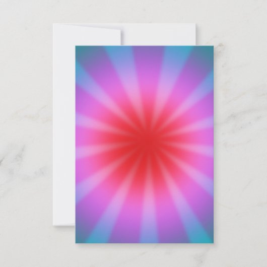 Stropdas Dyed nodigt uit Kaart (Voorkant)