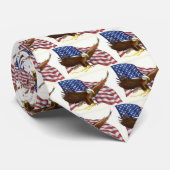 Stropdas Eagle en US Flag (Opgerold)