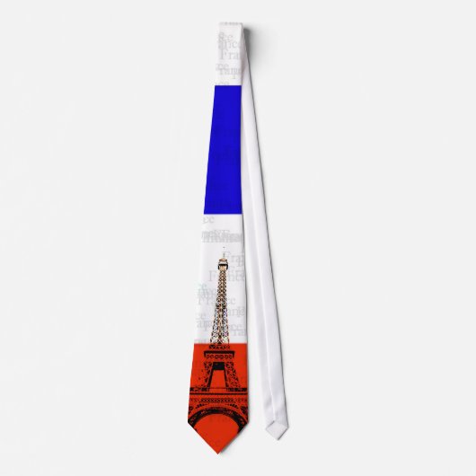 Stropdas Eiffeltoren Frankrijk (Voorkant)