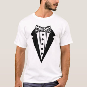 Stropdas en buis t-shirt