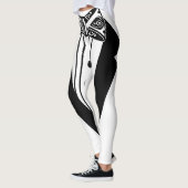 Stropdas en buis, zwart leggings (Links)