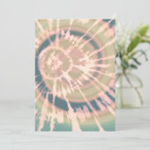 Stropdas en kleurstof bedankkaart (Staand voorkant)