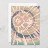 Stropdas en kleurstof bedankkaart (Voorkant / Achterkant)