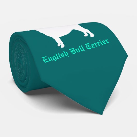 Stropdas Engelse bull Terrier (Opgerold)