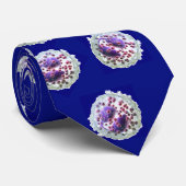 stropdas - Eosinofilie op blauw (Opgerold)