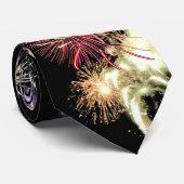 Stropdas Fireworks Power (Opgerold)