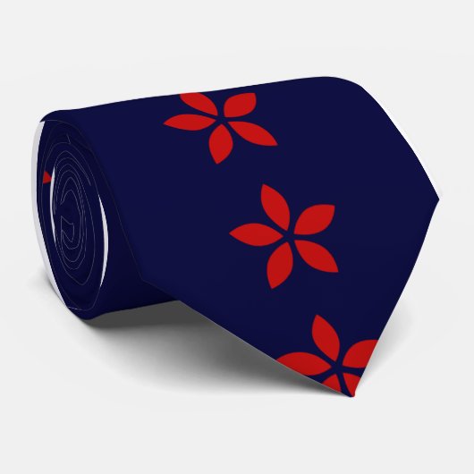 Stropdas Floral Pattern (Opgerold)