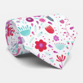 Stropdas Floral Waterverf (Opgerold)