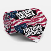 stropdas "FREEDOM AMERICA" (Opgerold)