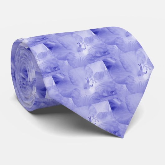 Stropdas Freesia - Bleek blauw (Opgerold)