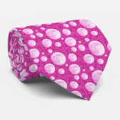 Stropdas Full Moon - Roze (Opgerold)