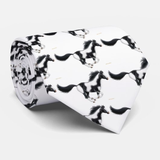 Stropdas galoping Paint Horse (Opgerold)