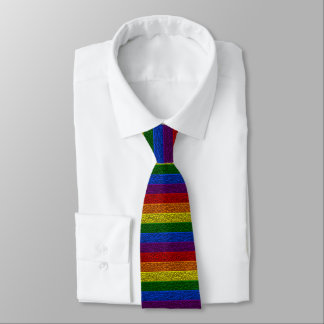 Stropdas Gay Pride Chrome Flag
