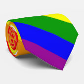 Stropdas Gay Pride Rainbow (Opgerold)