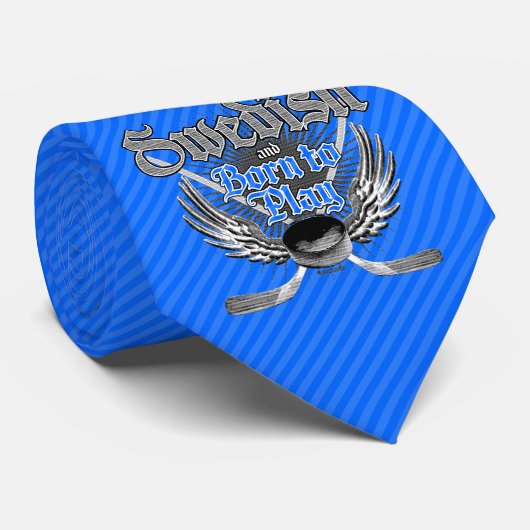 Stropdas geboren voor het spelen (Zweedse national (Opgerold)