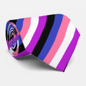 Stropdas Gendervloeiende vlag (Opgerold)