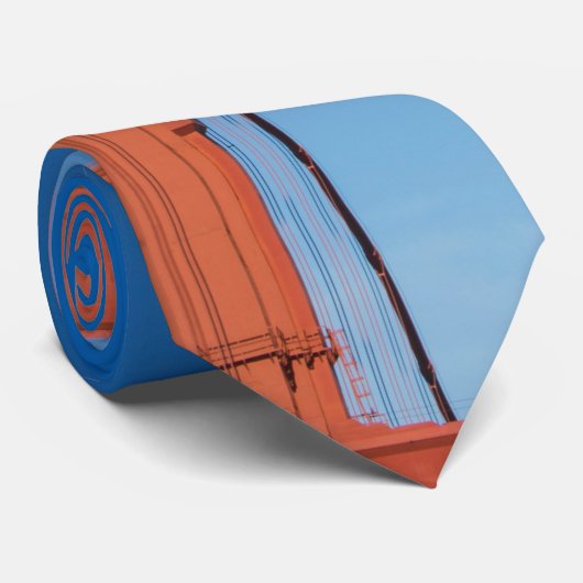 Stropdas Golden Gate Bridge (Opgerold)