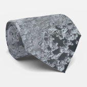 Stropdas grijze kristallen (Opgerold)