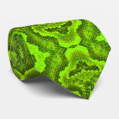 Stropdas groene slang (Opgerold)