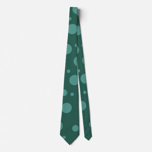 Stropdas Groene Stippen (Voorkant)