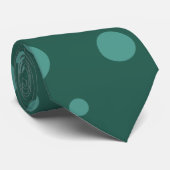 Stropdas Groene Stippen (Opgerold)