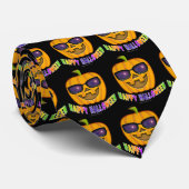 Stropdas - Halloween Jack O Lantern Pumpkin (Opgerold)