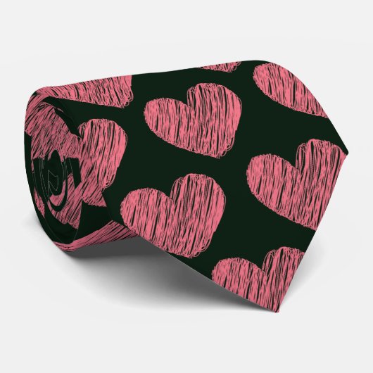 Stropdas hart (Opgerold)