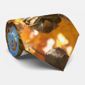 stropdas "Herfst Crepe Myrtle" (Opgerold)