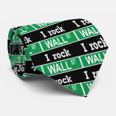 stropdas "I rock Wall Street" (Opgerold)