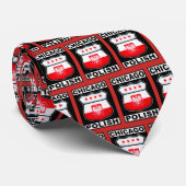 Stropdas in Chicago Pools-Amerikaans (Opgerold)