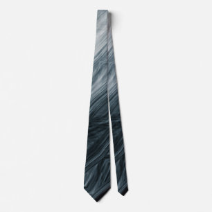 Stropdas in de schaduw van Blauw met Abstract Patr