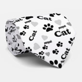 Stropdas kat sporen (Opgerold)