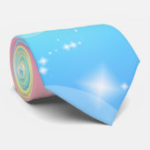 Stropdas Kawaii Unicorn Gradient Pastel (Opgerold)