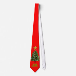 Stropdas kerstbomen