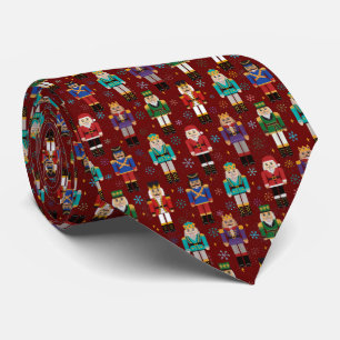 Stropdas kerstfeestdagen met kerstNutkraker Holida