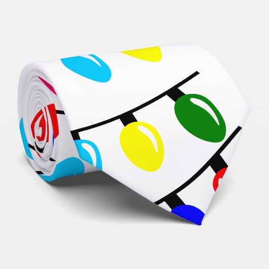 Stropdas kerstlampjes (Opgerold)