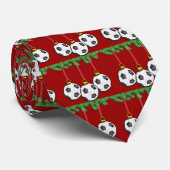 Stropdas kerstvoetbal (Opgerold)