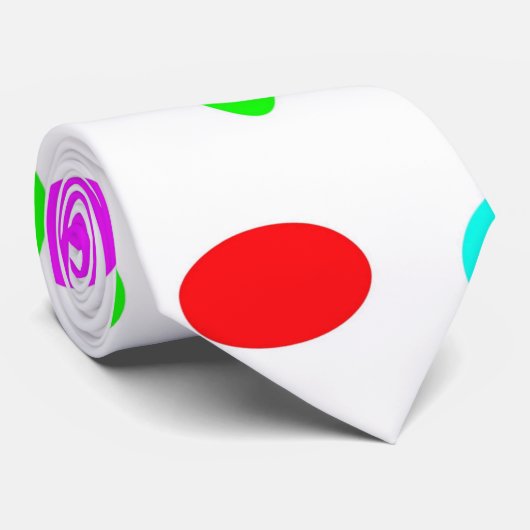 Stropdas Kleurstip (Opgerold)