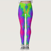 Stropdas-kleurstof Leggings (Voorkant)
