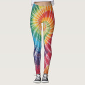 stropdas-kleurstof leggins leggings (Voorkant)