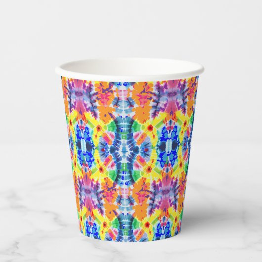 Stropdas-kleurstof Papieren Bekers (Voorkant)