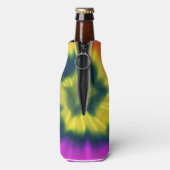 Stropdas-kleurstof spiraal - fleskoeler flesjeskoeler (Fles Achterkant)