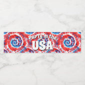 Stropdas-kleurstof Waterfles Etiket (Enkel label)