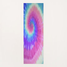 Stropdas-kleurstof Yoga Mat Rainbow Spiral