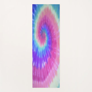 Stropdas-kleurstof Yoga Mat Rainbow Spiral