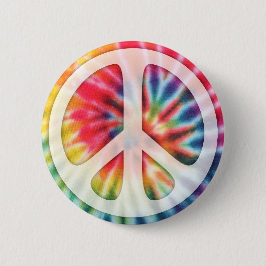 Stropdas-kleurstofsymbool Ronde Button 5,7 Cm (Voorkant)