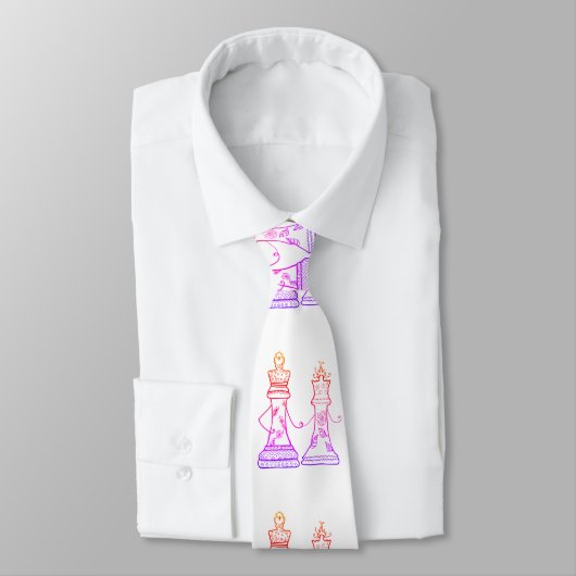 Stropdas Koning en koningin Chess Figures (Gebonden)